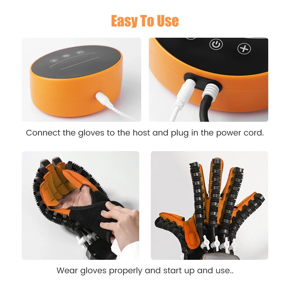 Hemiplegia Finger Rehabilitation Trainer Robot Gloves