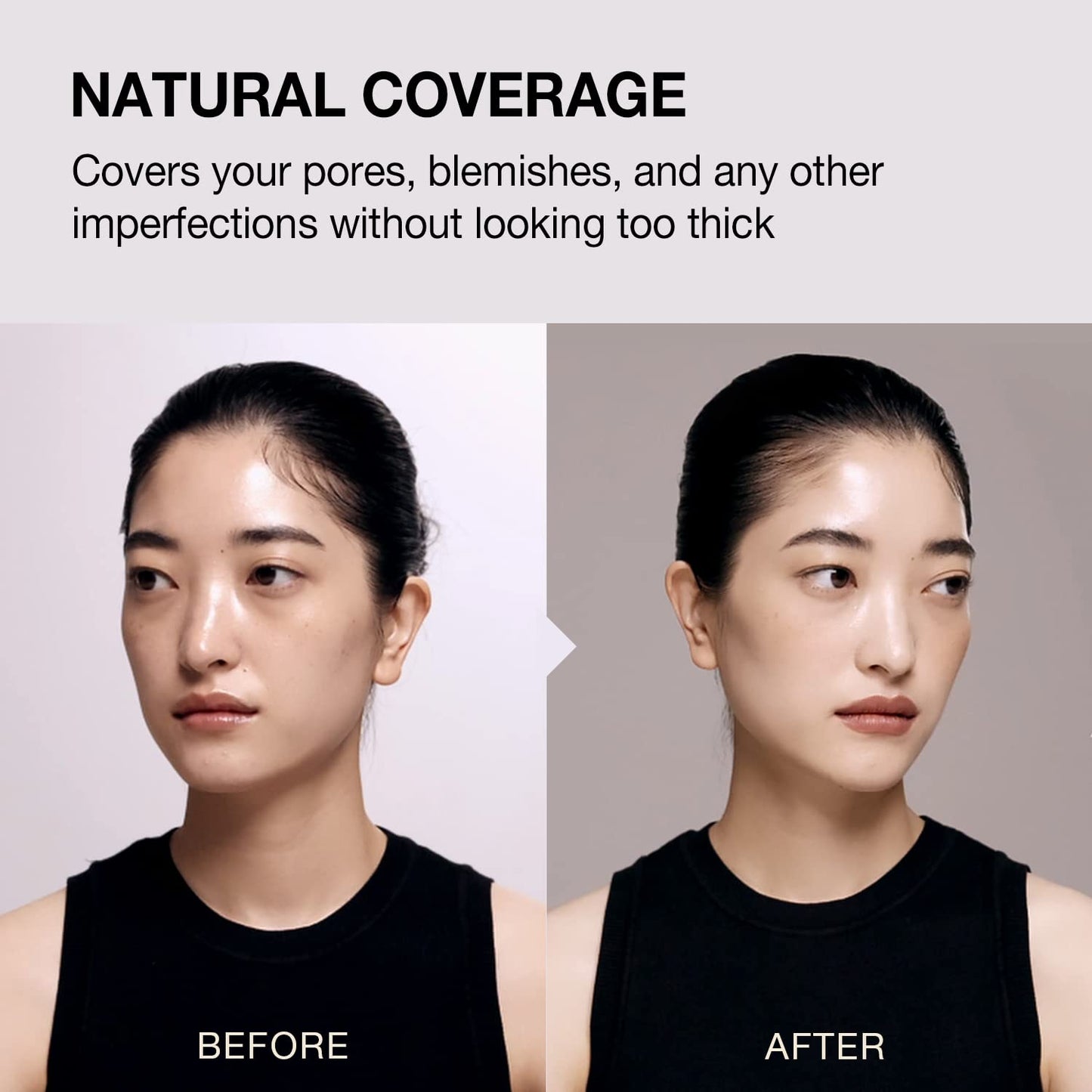 Korean Cushion Foundation Makeup Full Coverage SPF 50+, 2 Refills Included